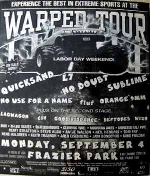 warped tour 1995